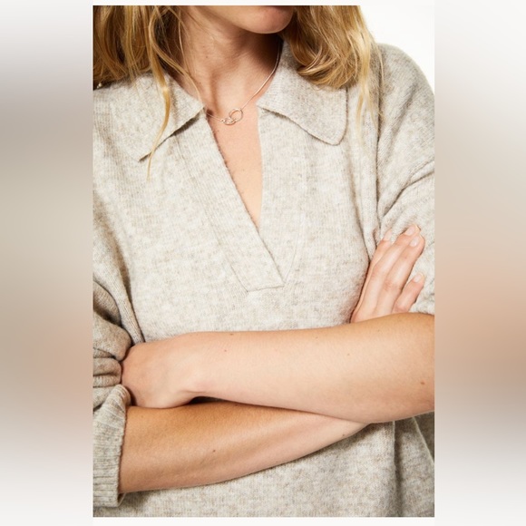 H&M Fine-knit Collared Sweater - Picture 4 of 6